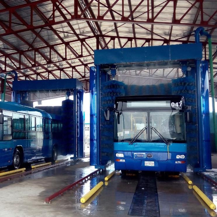 Risense Bus Wash Machine Automatic Mobile Car Wash Truck for Sale 24000*5114mm 250l/bus 25ml/bus 8.86kw >1500W CB-730 CN;SHN