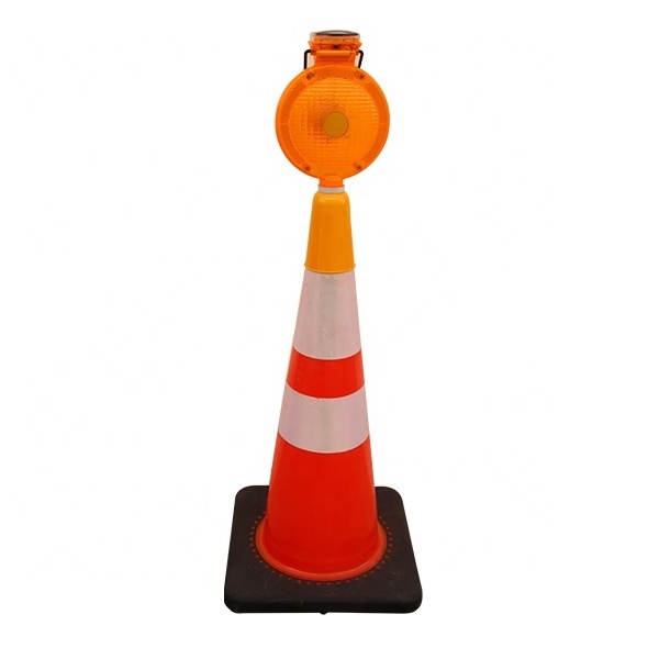 orange green pvc road safety 70cm rubber traffic cone