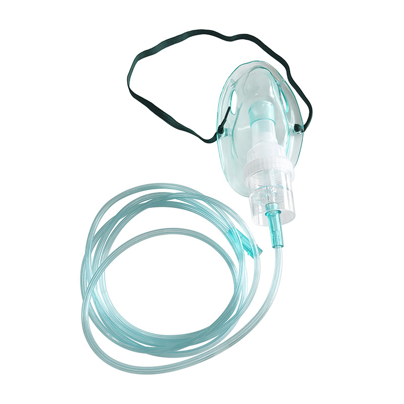 High Quality Disposable Portable Transparent Plastic Face Breathing Nebulizer Oxygen Mask For Medical