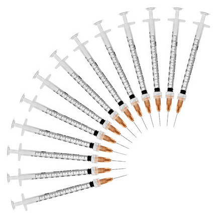 Serum Empty Hospital Supplier Sterile Tuberculin Syringe Rubber Gasket Vaccine Needle Syringe