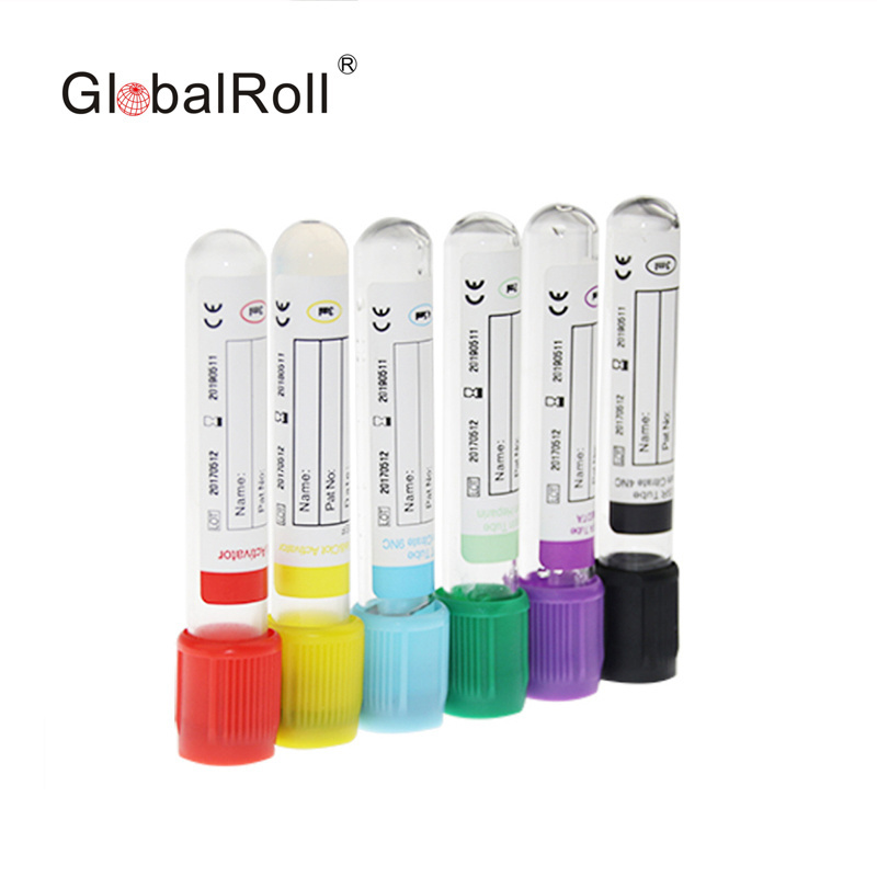 good price purple hat lab 2ml 4ml 5ml 10ml anticoagulant glass pet vacuum edta k2 k3 blood test collection tubes