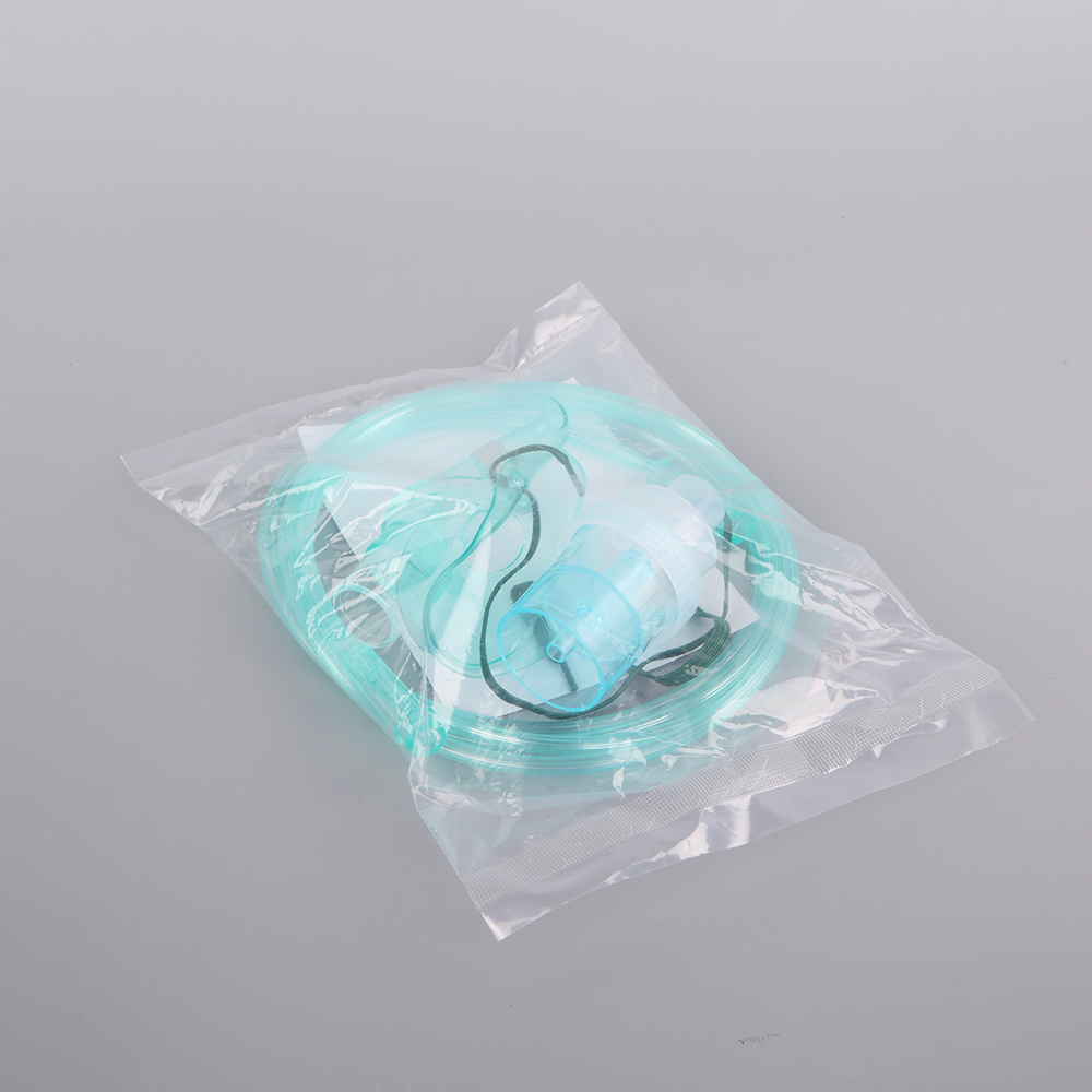 High Quality Disposable Portable Transparent Plastic Face Breathing Nebulizer Oxygen Mask For Medical