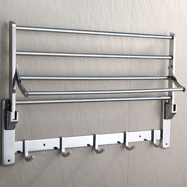 high quality american style stainless steel corner towel rack