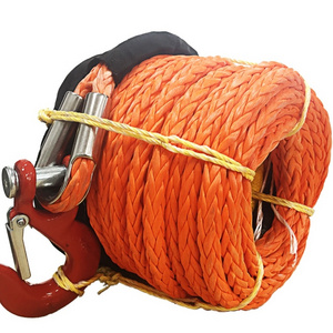 ATV SYNTHETIC  WINCH ROPE  UHMWPE ROPE 12mm*28