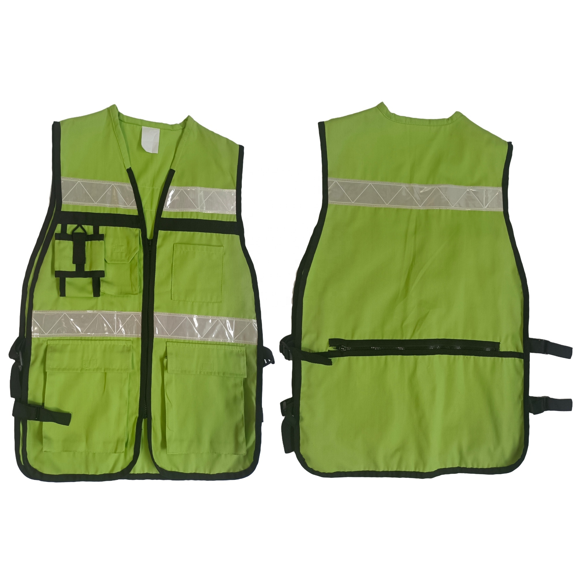 High Visibility Reflective Jacket Working Clothes Bike Motorcycle Cycling Sports Outdoor Reflective Safety Vest