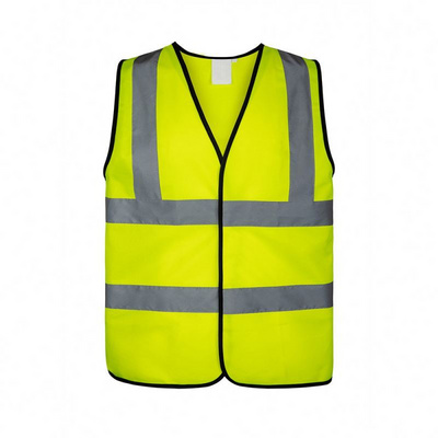 Hi Vis Reflective Safety Vest Safety Workwear Waistcoat Yellow Orange Blue solid tricot fabric economy safety vest