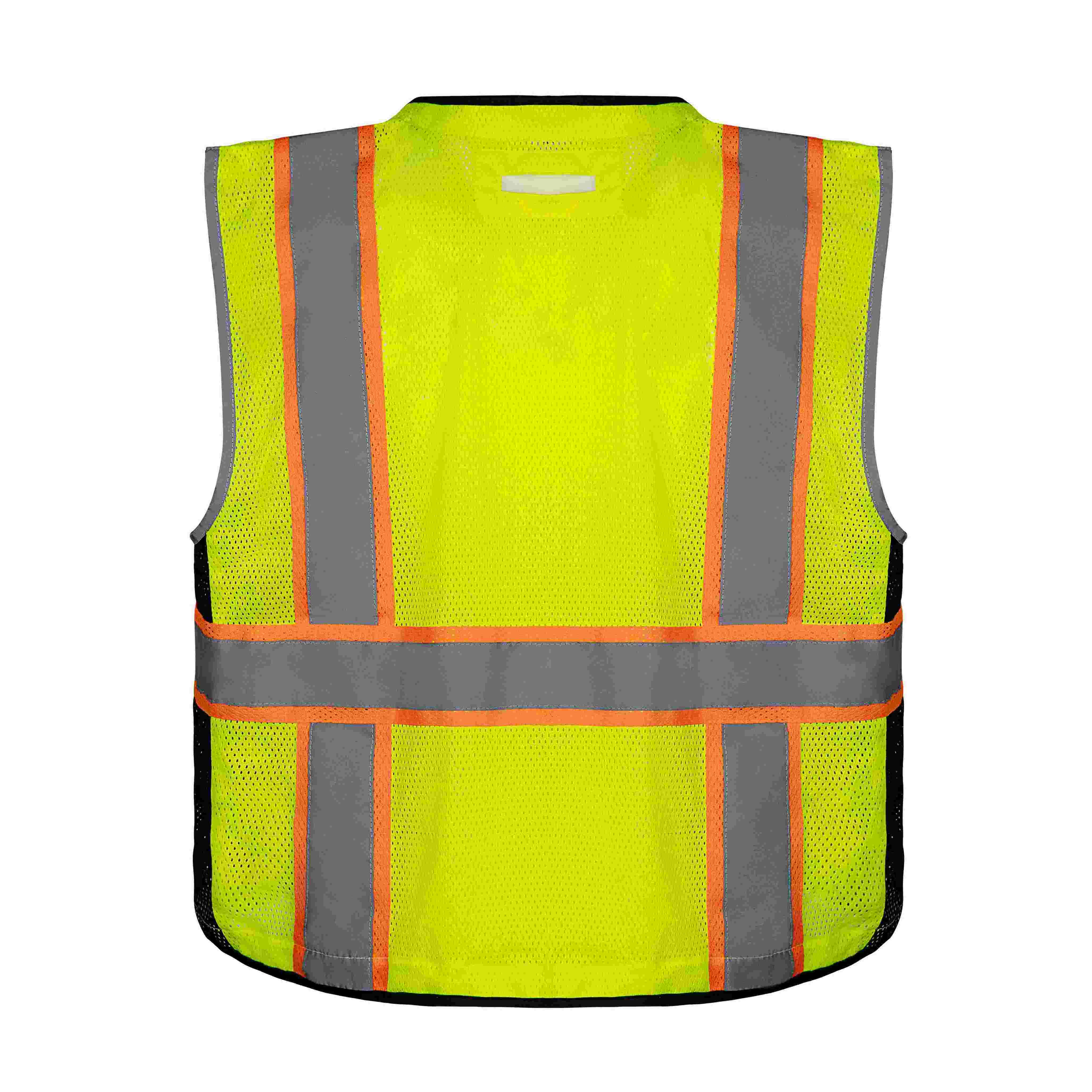 safety vest ANSI Class 2 custom 100% polyester mesh high visibility safety reflecting vests safety vest