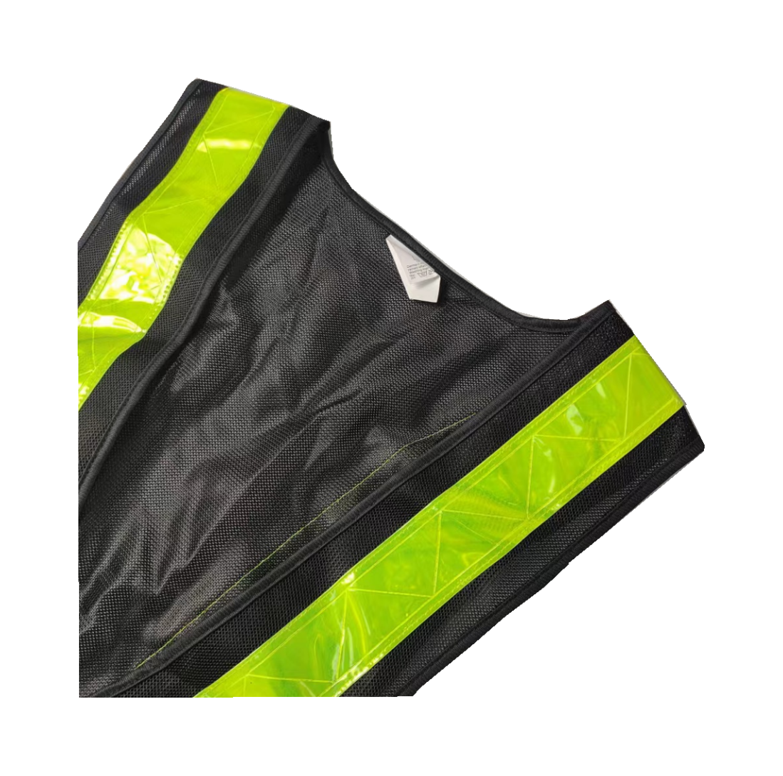 hi vis PVC Reflective Tape High Visibility workwear Three Point Breakaway chaleco seguridad X-back Mesh Safety Vest