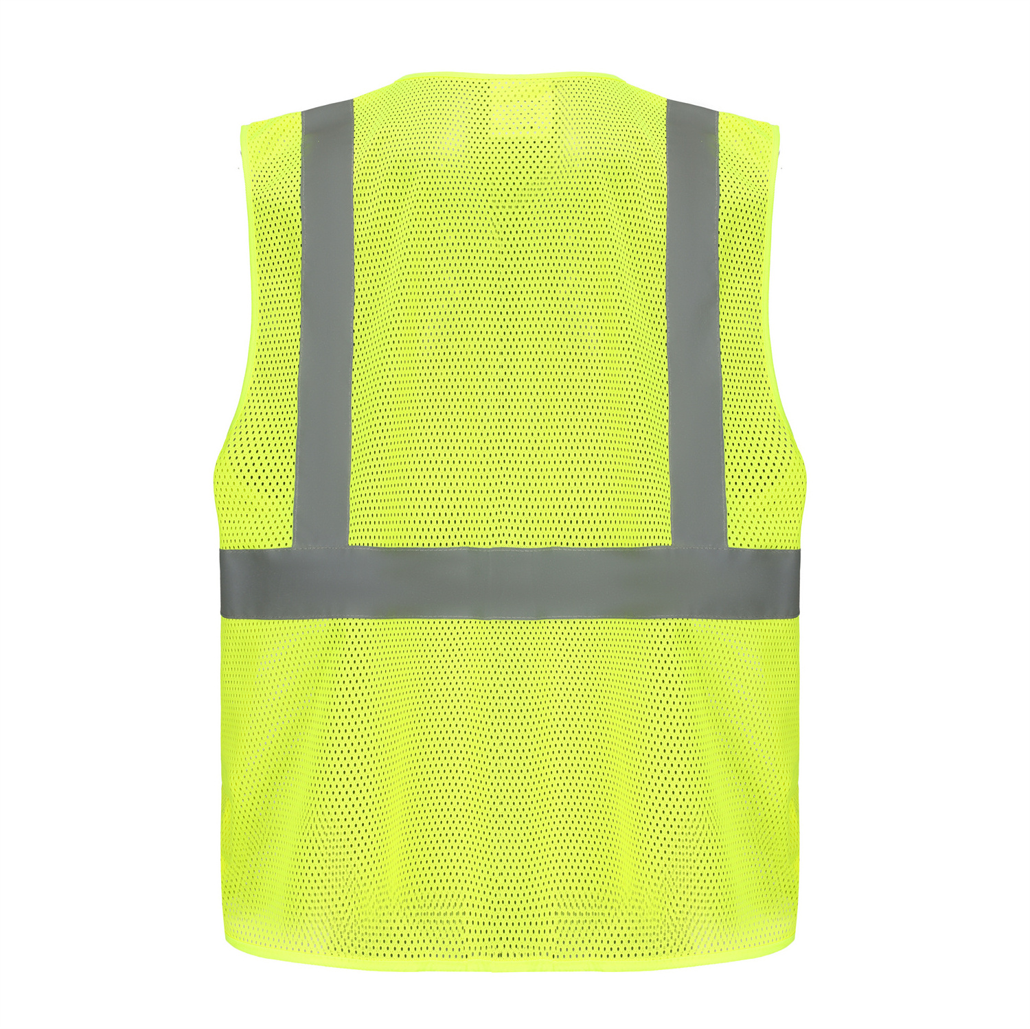 Ansi Class 2 Hi-viz Security Uniform Reflector Tape Safety Reflective Vest with Logo