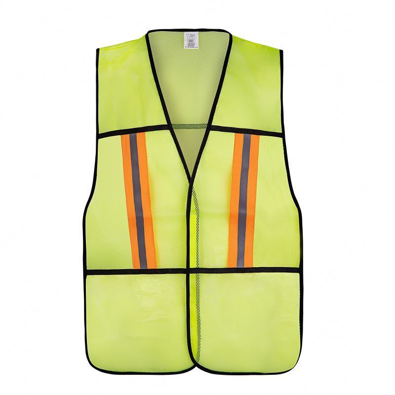 HIgh Vis Vest Free Size Colorful Security Vest Reflective Tape Breathable Design Safety Vest