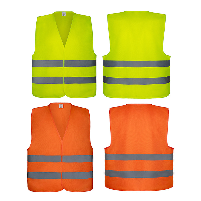 High Visibility Warning Traffic Reflective Safety Vest Men Women Work Cycling Runner Volunteer Construction Security Vest