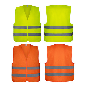 High Visibility Warning Traffic Reflective Safety Vest Men Women Work Cycling Runner Volunteer Construction Security Vest