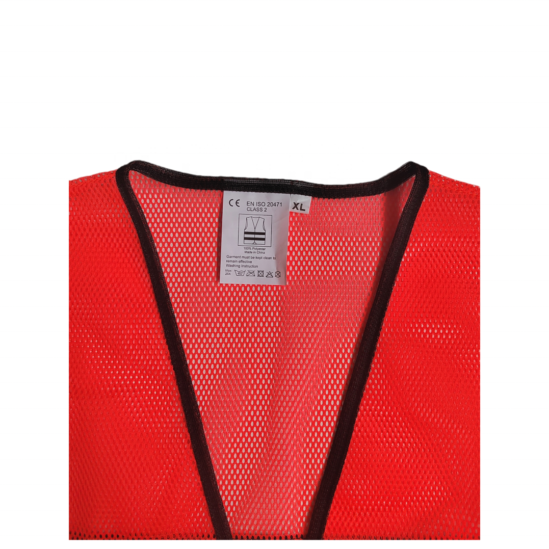 chaleco reflectante fluorescent clothes high visibility reflective safety clothing surveyor breathable vests customized logo