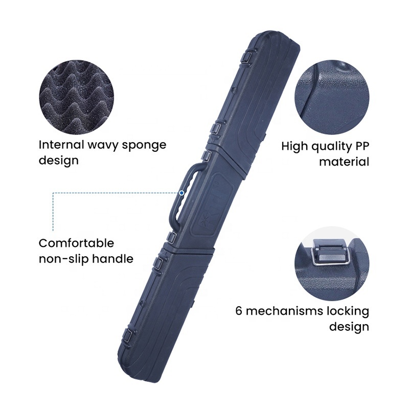 High Quality Customize Color Hard Retractable Carry Fishing Rod Case