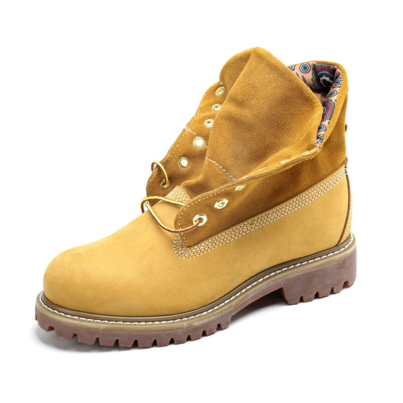 High Quality Brown Color Cow Leather Welt Safety Boots with steel toe and plate Casual work shoes