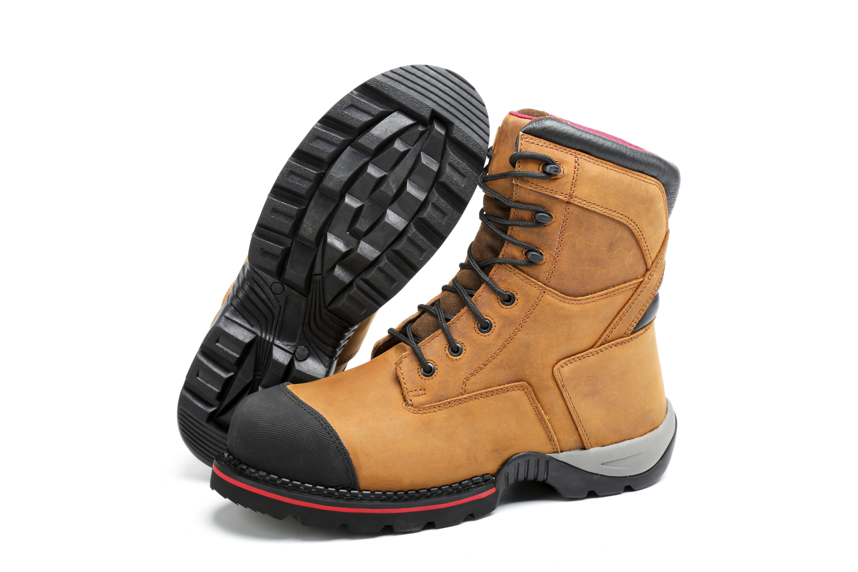 Hot Anti-Smashing Anti-Piercing Work Rubber Industrial Steel Toe safety shoes for men