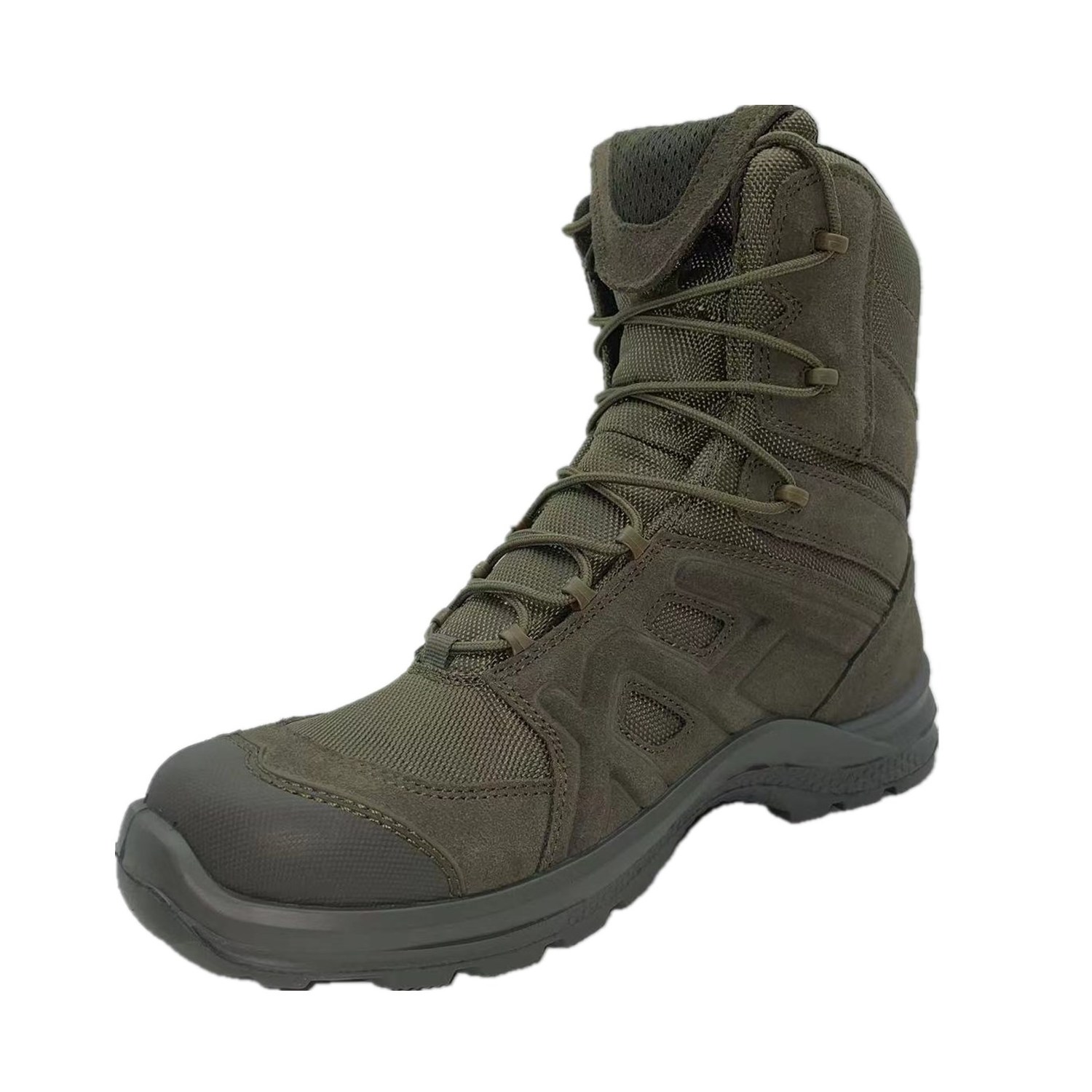 Men's Tactical Boots Desert Combat Lace Up Outdoor Tactical Boots for Hiking Climbing Training