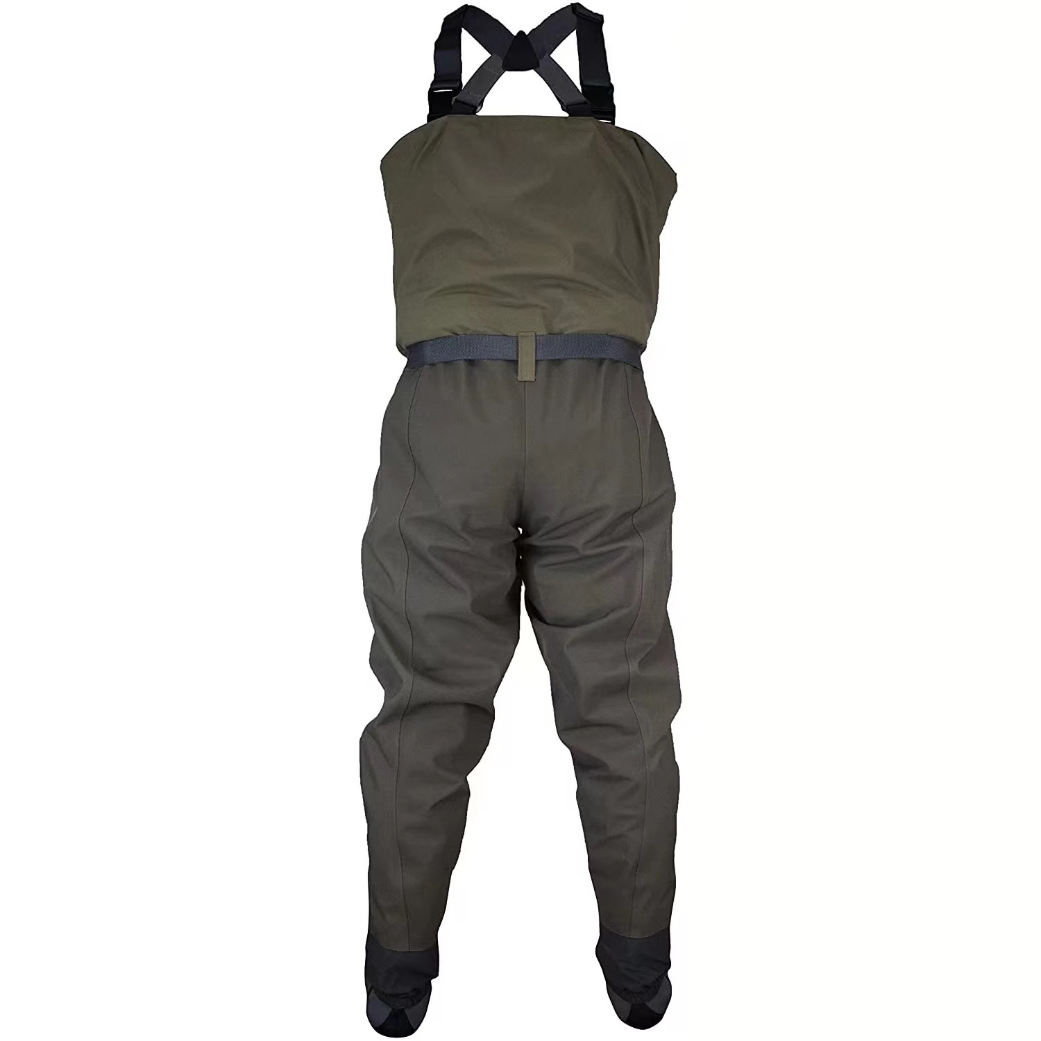 5 Layer  Fly Fishing Waders Breathable Neoprene Chest Waders fishing suit wader With Front Zipper