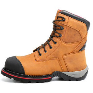 Hot Anti-Smashing Anti-Piercing Work Rubber Industrial Steel Toe safety shoes for men