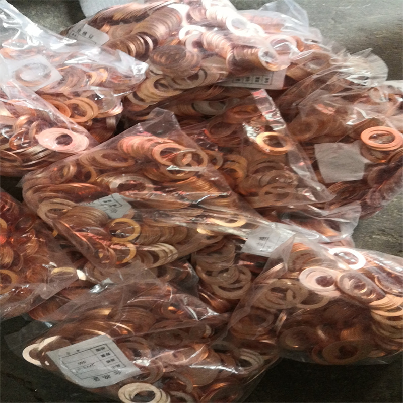 Hot Sale Zinc Plain Shims Round Hole Square Washers Oem Copper Large Metal Square Plate Washer