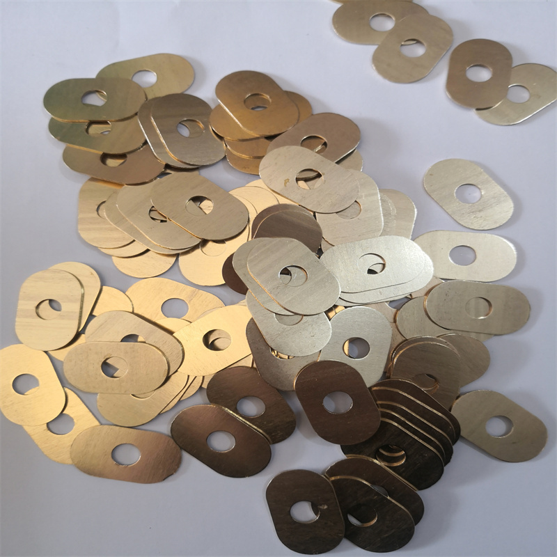 Hot Sale Zinc Plain Shims Round Hole Square Washers Oem Copper Large Metal Square Plate Washer