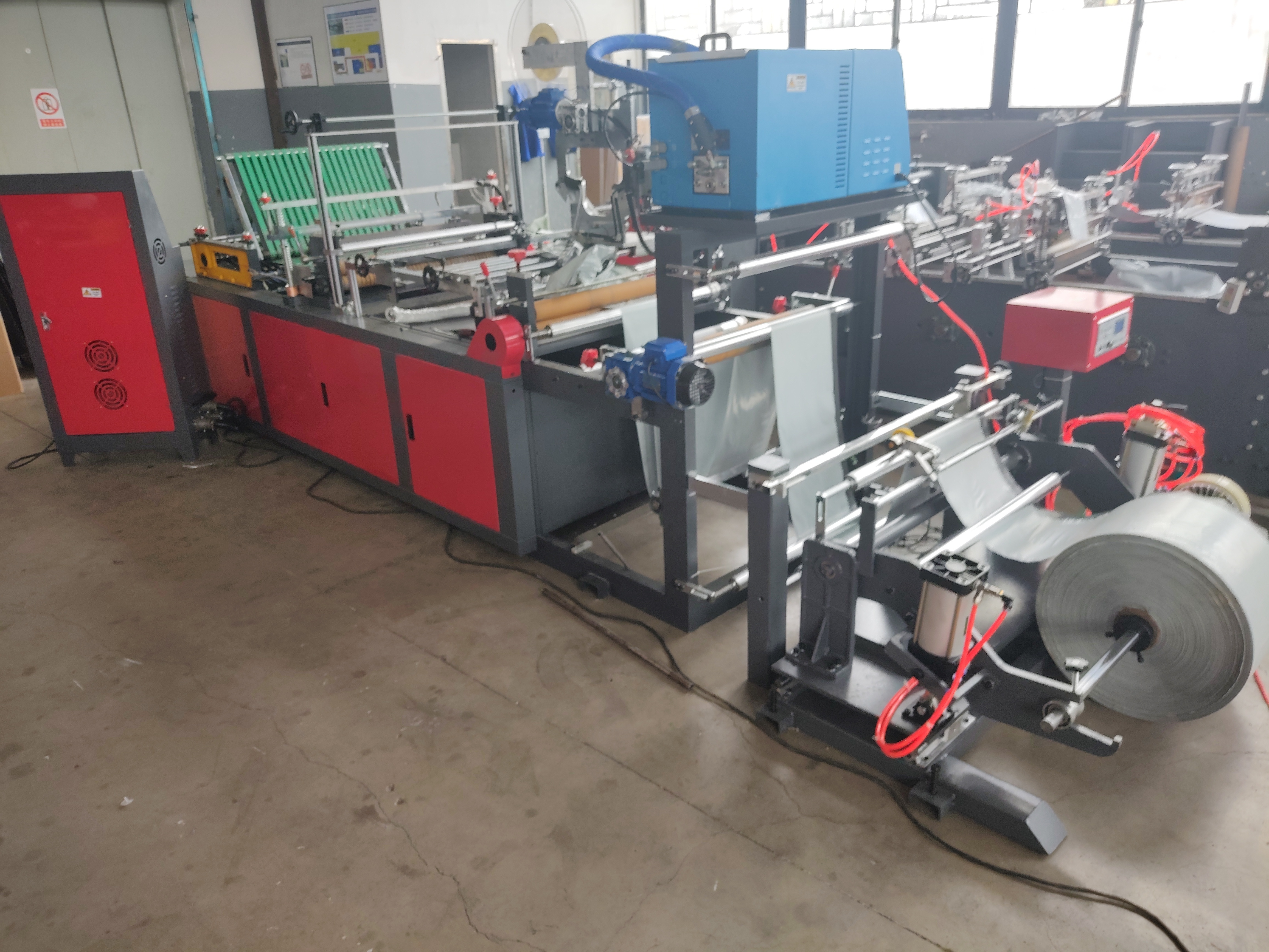 PE poly express courier mailer bag making machine