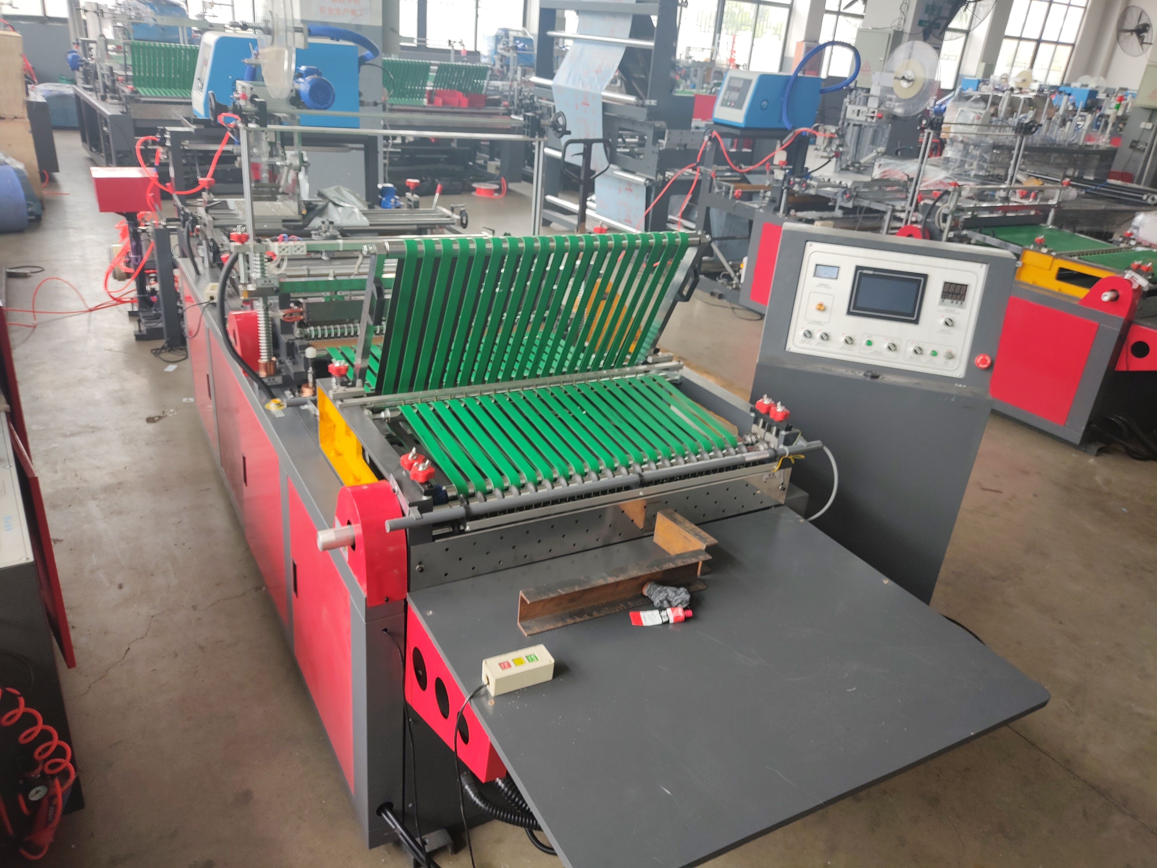 PE poly express courier mailer bag making machine