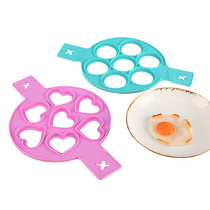 Silicone pancake molds cooking tools reusable silicone non stick egg mold