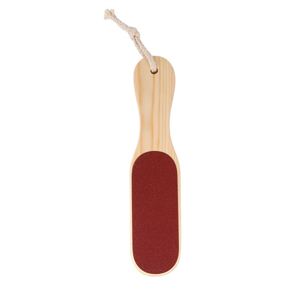 Foot File Callus Remover Heel Grater Wooden Handle Foot  Pedicure File Foot Filer for Dead Skin