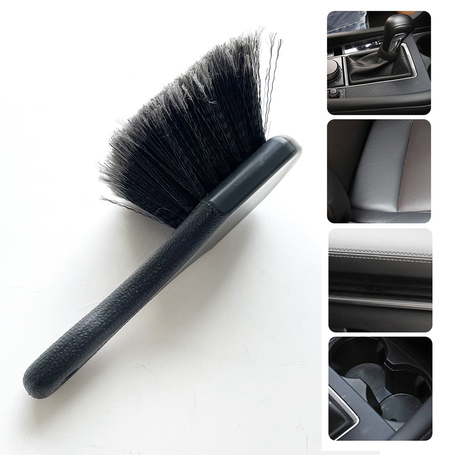 Wheel Brush and Tire Cleaner for Car Detailing Soft Bristle Car Wash Brush