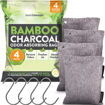 Charcoal Air Purifying Bags Activated Natural Home Odor Absorber Deodorizer shoe freshener photocatalyst