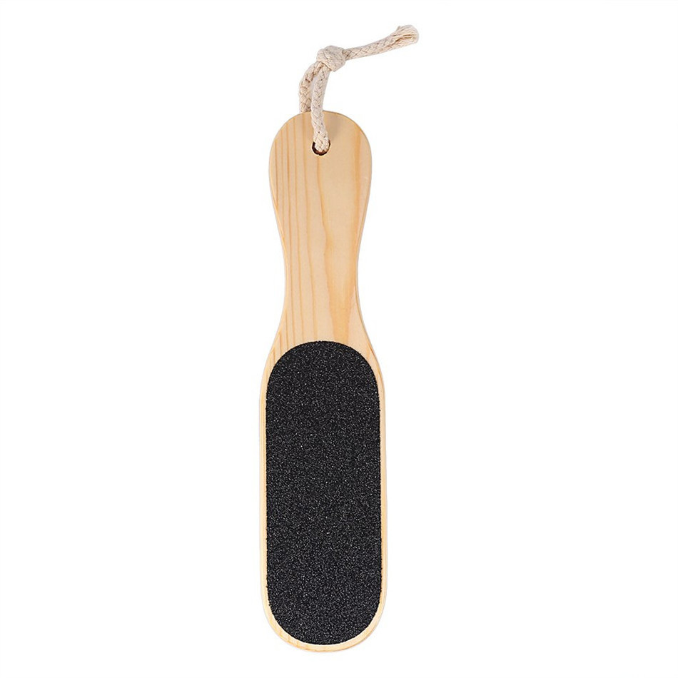 Foot File Callus Remover Heel Grater Wooden Handle Foot  Pedicure File Foot Filer for Dead Skin