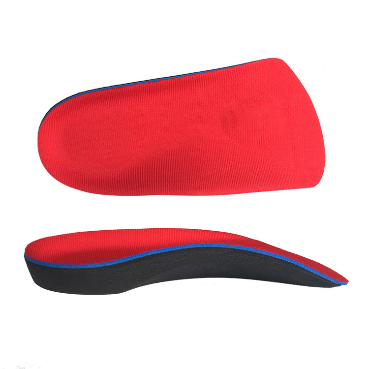 3/4 Length Orthotic Insert Sponge PU Foot Patch Orthopedic Shoe Insole