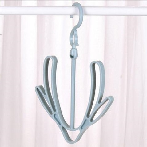 Plastic Shoe Hanger Wholesale shoe rack creative double hook revolve windproof hook