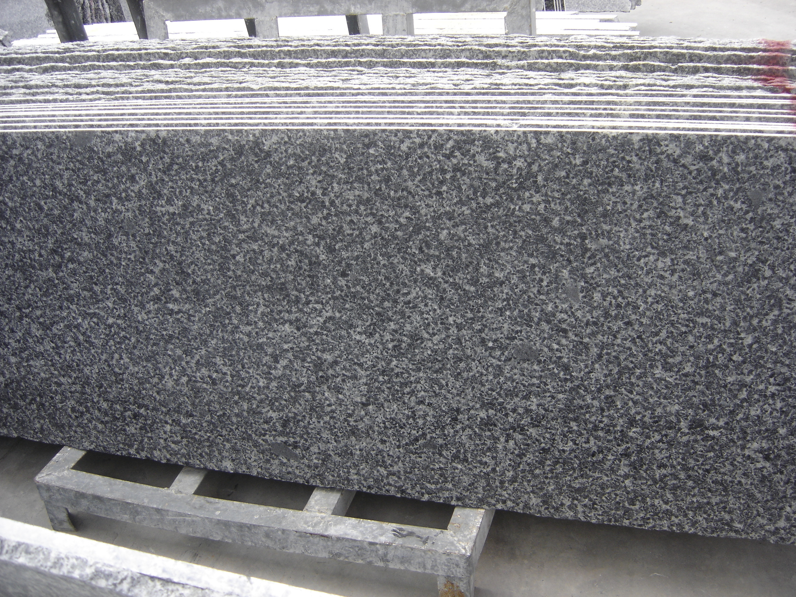 2022 hot sale factory low price ice flower blue granite countertop polished natural stone slab