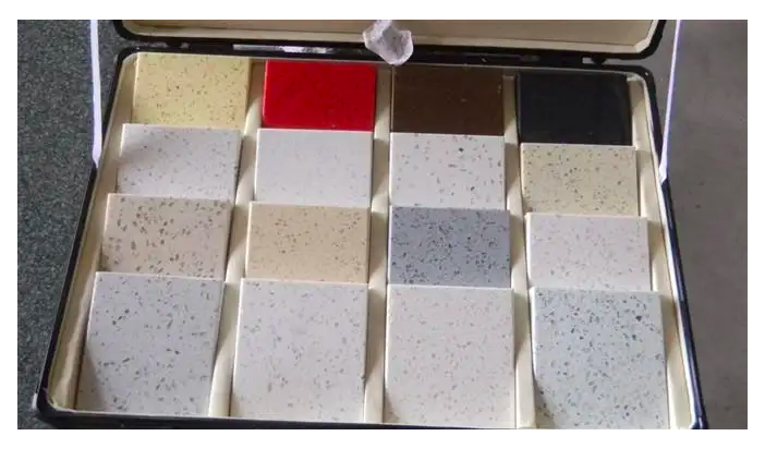 Wholesale Crystal Polished faux man made stone Tiles Interior Wall Tiles Artificial Quartz Stone Slabs