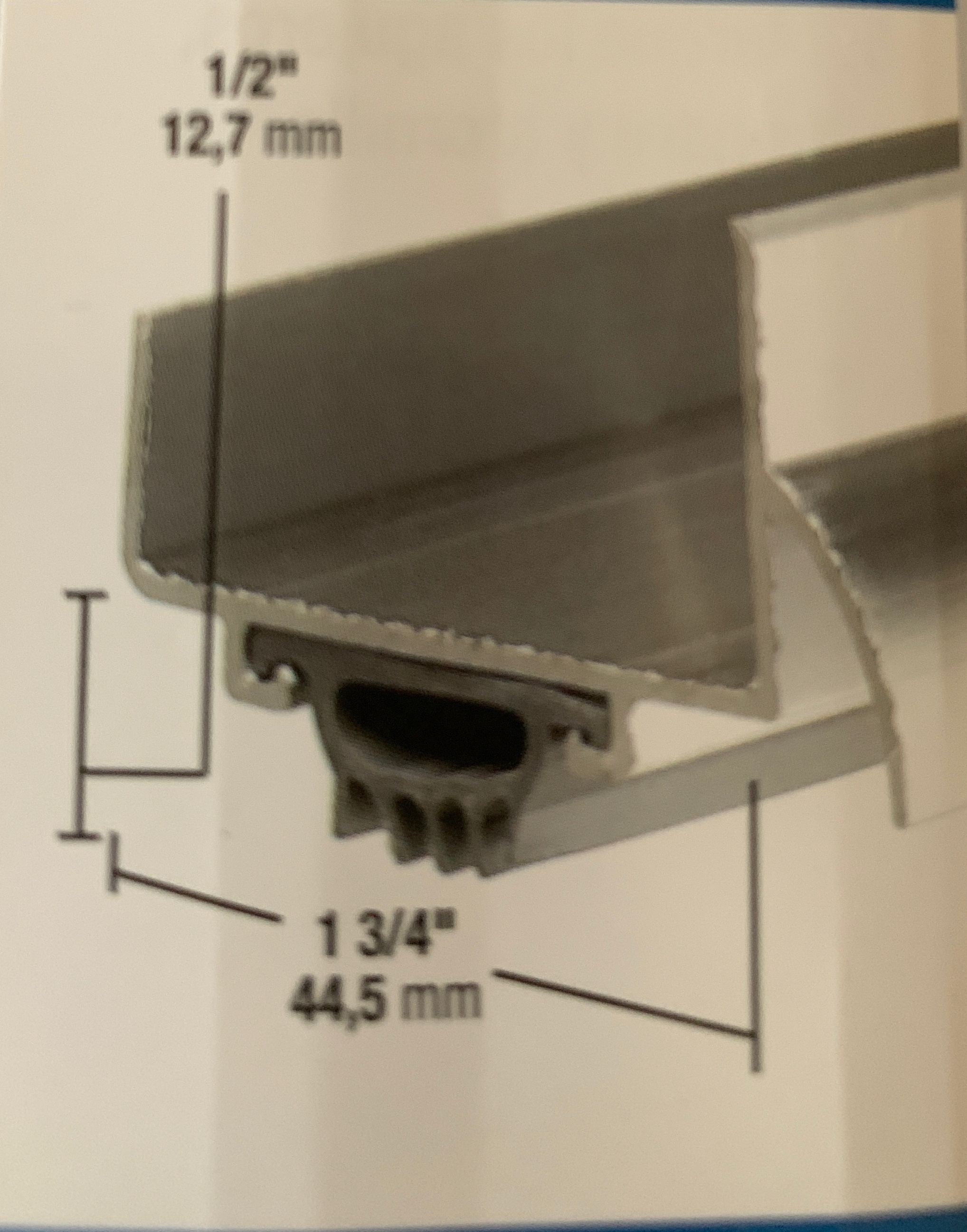 Sliding patio screen door bug seal 84