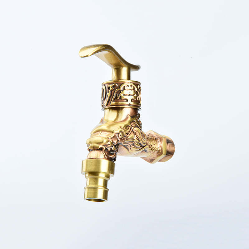 Unique Dragon Tap Design Bathroom  Single  Handle Waterfall Brass Basin Faucet