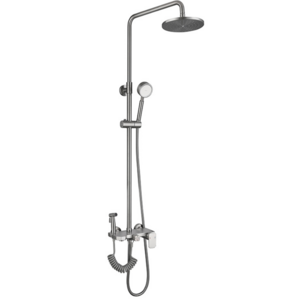 Luxury simple chrome finish 6 inch  Rainfall Shower Head with bathroom shower heads