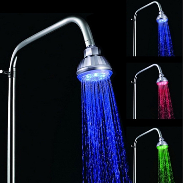 Sanyin Factory Manufacture Good Quality Fashionable Design 7 Color LED Lights Shower Overhead For Steam Shower Head