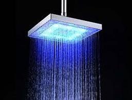 Sanyin Factory Manufacture Good Quality Fashionable Design 7 Color LED Lights Shower Overhead For Steam Shower Head