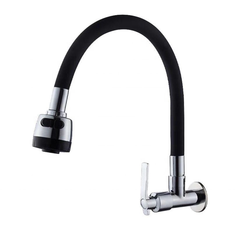 Pull Down Water Mixer Wholesale Commercial Black Kitchen Sink Faucet With Flexible Hose