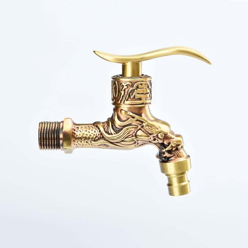 Unique Dragon Tap Design Bathroom  Single  Handle Waterfall Brass Basin Faucet