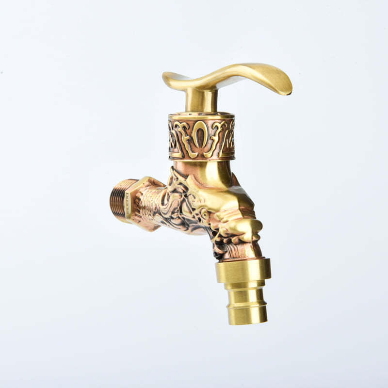 Unique Dragon Tap Design Bathroom  Single  Handle Waterfall Brass Basin Faucet