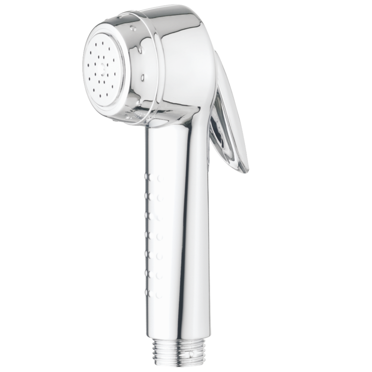 Water Mist Spray Nozzle Brass Chrome Plated Washing Portable Bidet for Disabled Plastic Bathroom  Shattaf