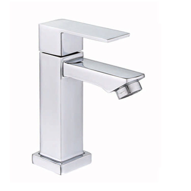 Bathroom Fittings Neck Deck Mounted Double Handles Stainless Steel  Wash Basin Mixer Taps Kitchen Sink Faucet