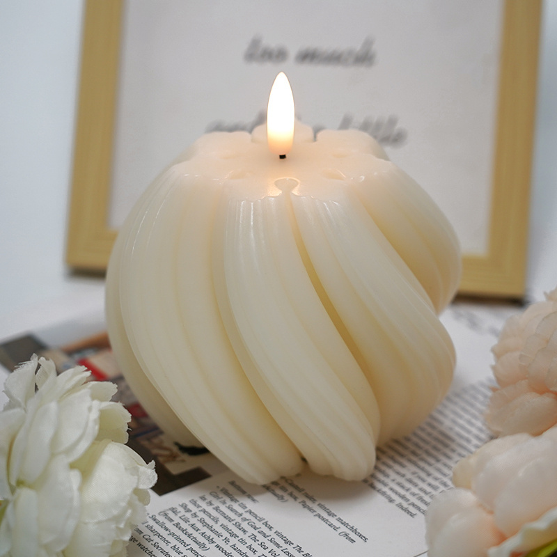 Hot Selling High Quality Unscented Flameless Led Candles Real Wax Home Decoration Candle