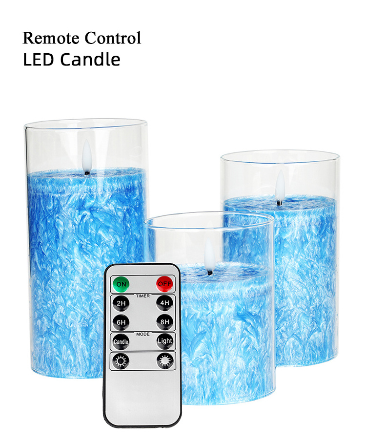 Realistic And Bright Flickering Holiday Gift Flameless Battery Operated Candles For Wedding Decoration