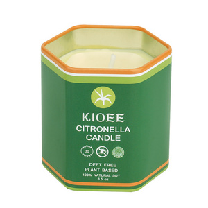 Bedroom Natural Ingredient Citronella Oil Mosquito Repellent Scented Candles