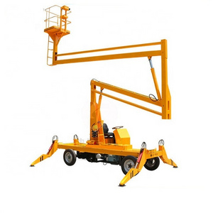 Economic and Efficient Discount price cherry picker articulated small trailer boom towable lifts for sale